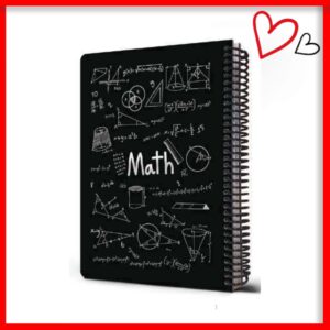 دفتر ریاضی Shiny مشکی