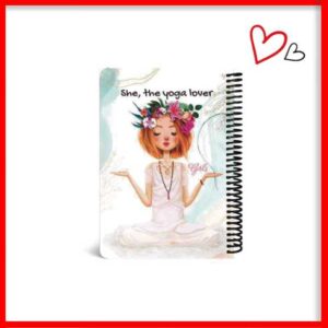 دفترچه دخترانه طرح یوگا سایز A6