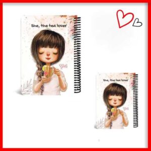 دفترچه دخترانه طرح چای سایز A5