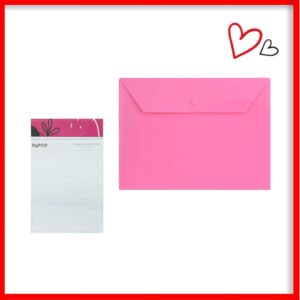 ست پوشه و نوت پد صورتی