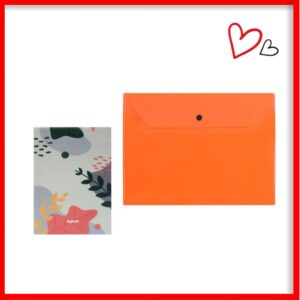 ست پوشه و نوت پد نارنجی