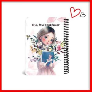 دفترچه دخترانه طرح کتاب دوست سایز A5
