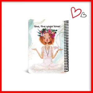 دفترچه دخترانه طرح یوگا سایز A5